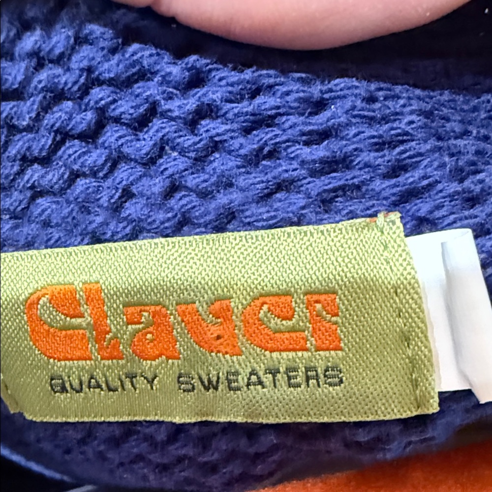 Claver Kids Blue Sweater with Truck Design - Picture 2 of 5